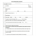 13 Scholarship Application Templates PDF DOC Free Premium Templates