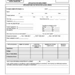 50 Free Employment Job Application Form Templates Printable