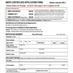 Alberta Birth Certificate Application For Newborns