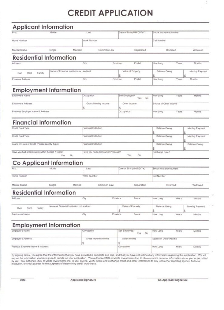 Auto Credit Application Pdf Charlotte Clergy Coalition
