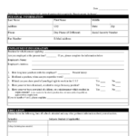Blank Job Application Form Samples Download Free Forms Templates In