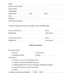 Dog Adoption Application Word Document