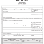 Dollar Tree Application For Employment Form Free Download