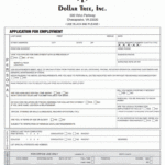 Dollar Tree Application PDF Print Out