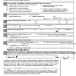 Fillable New York State Absentee Ballot Application Printable Pdf Download