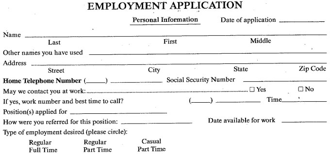 Food Lion Job Application Pdf