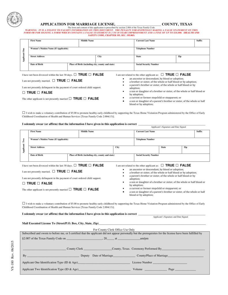 FREE 10 Varieties Of Marriage Application Forms In PDF MS Word
