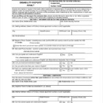 FREE 8 Sample Disability Forms In PDF