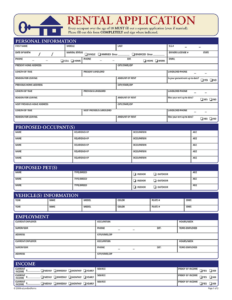 Free Printable Lease Application Printable Application Free Printable Lease Application Printable Application