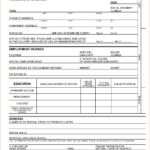 Generic Job Application Printable Free Template Business PSD Excel