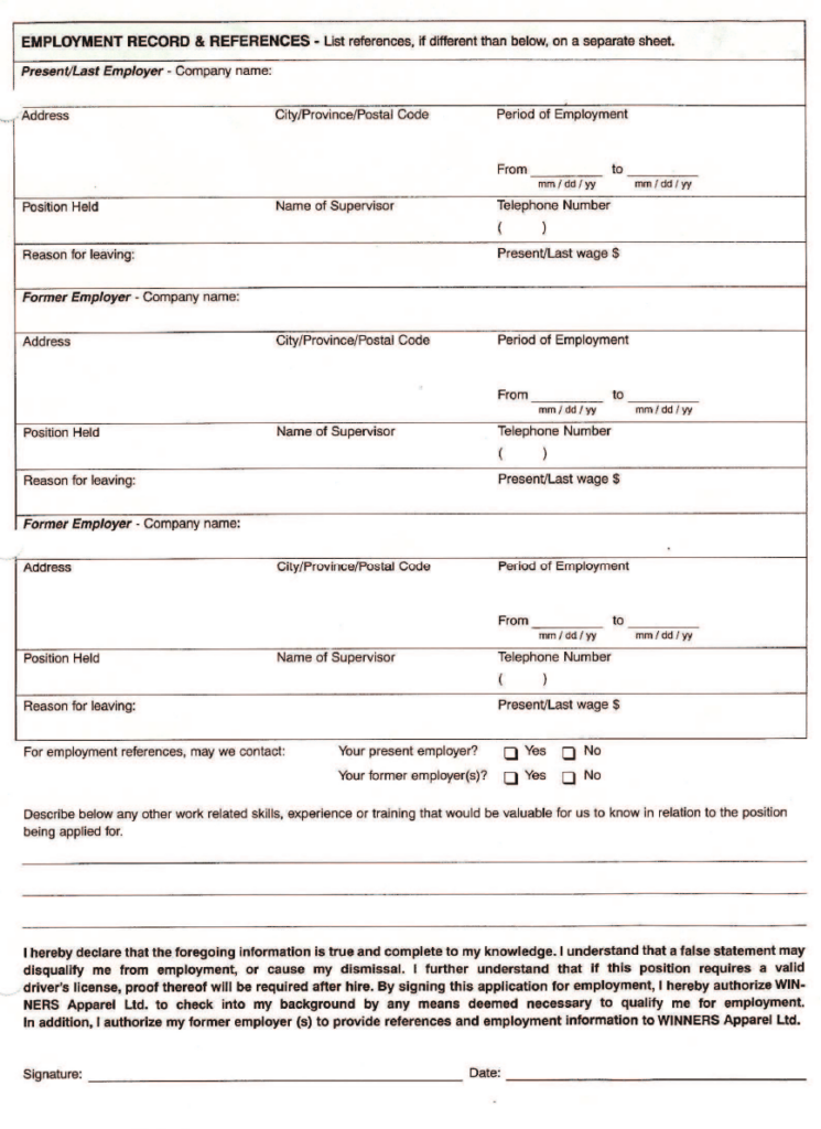 Home Depot Application Form Edit Fill Sign Online Handypdf