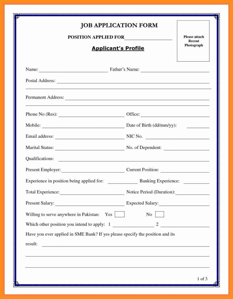 Job Application Blank Resume Format Pdf Free Download BEST RESUME 