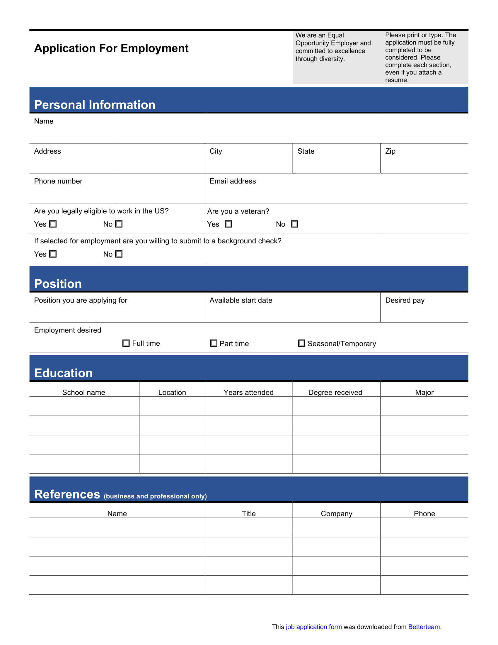 Job Application Form Examples 9 PDF Examples Job Application Form Examples 9 PDF Examples