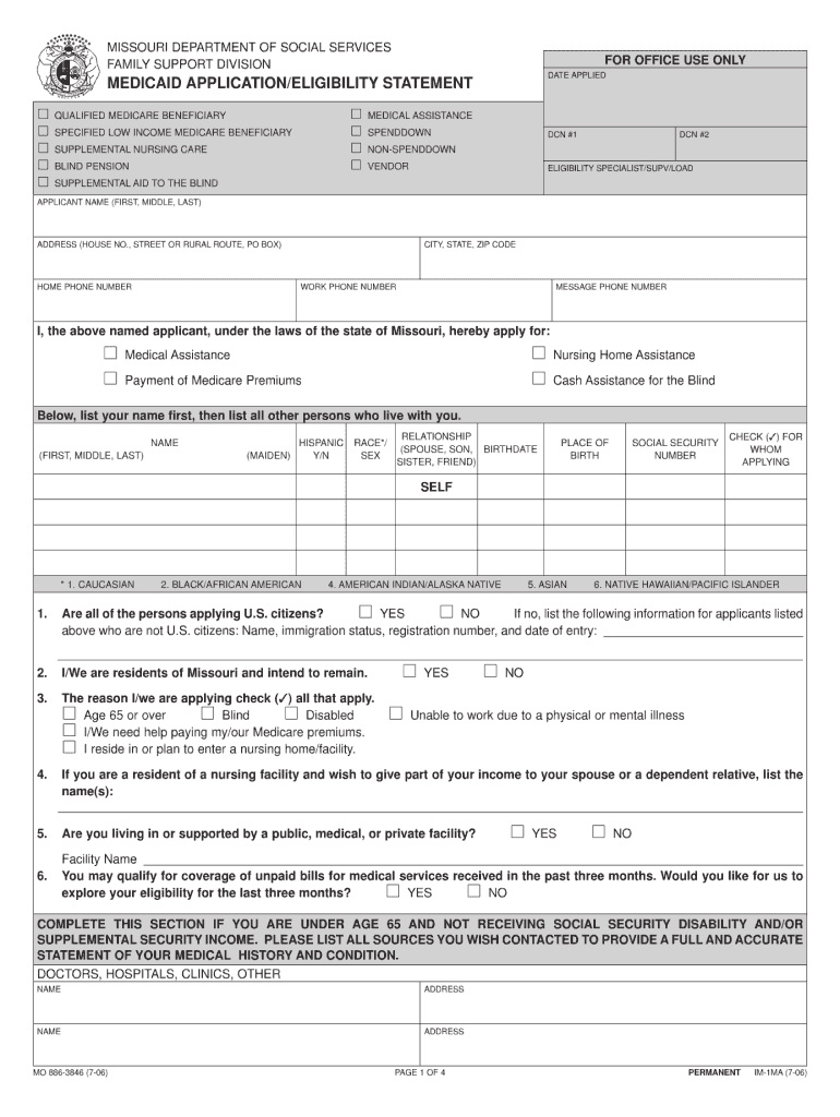 Medicaid Application Fill Out And Sign Printable PDF Template SignNow