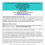 Palm Tran Connection Application Fill Online Printable Fillable