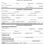 Rental Application Templates 10 Free Word PDF Documents Download