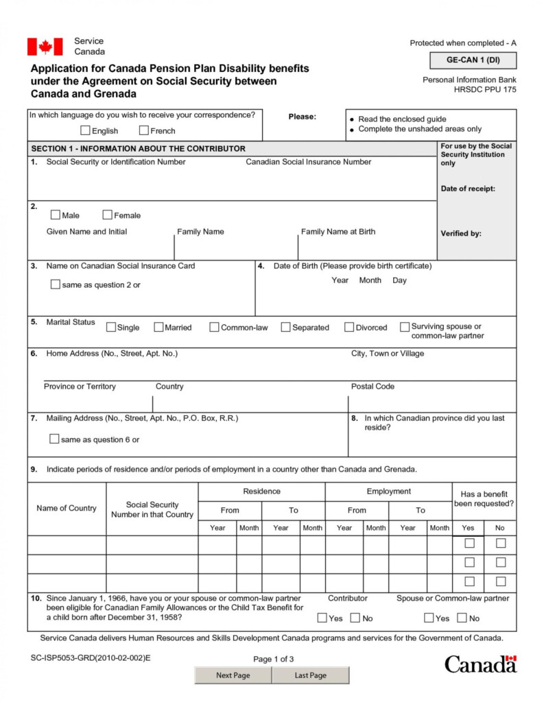 Social Security Disability Application Form For Child Universal Network