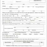 Walgreens Job Application Form Pdf